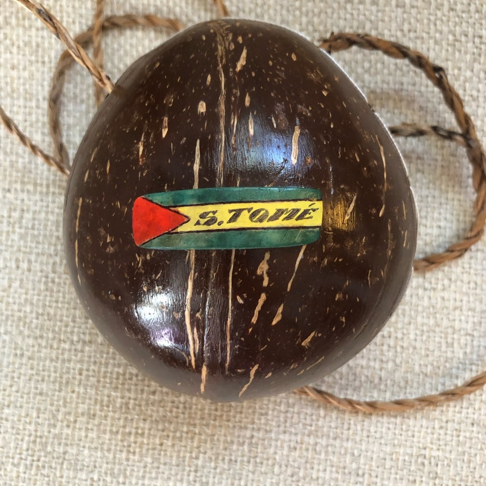 African (São Tomé and Principe) coconut handbag